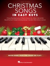 Christmas Songs in Easy Keys piano sheet music cover